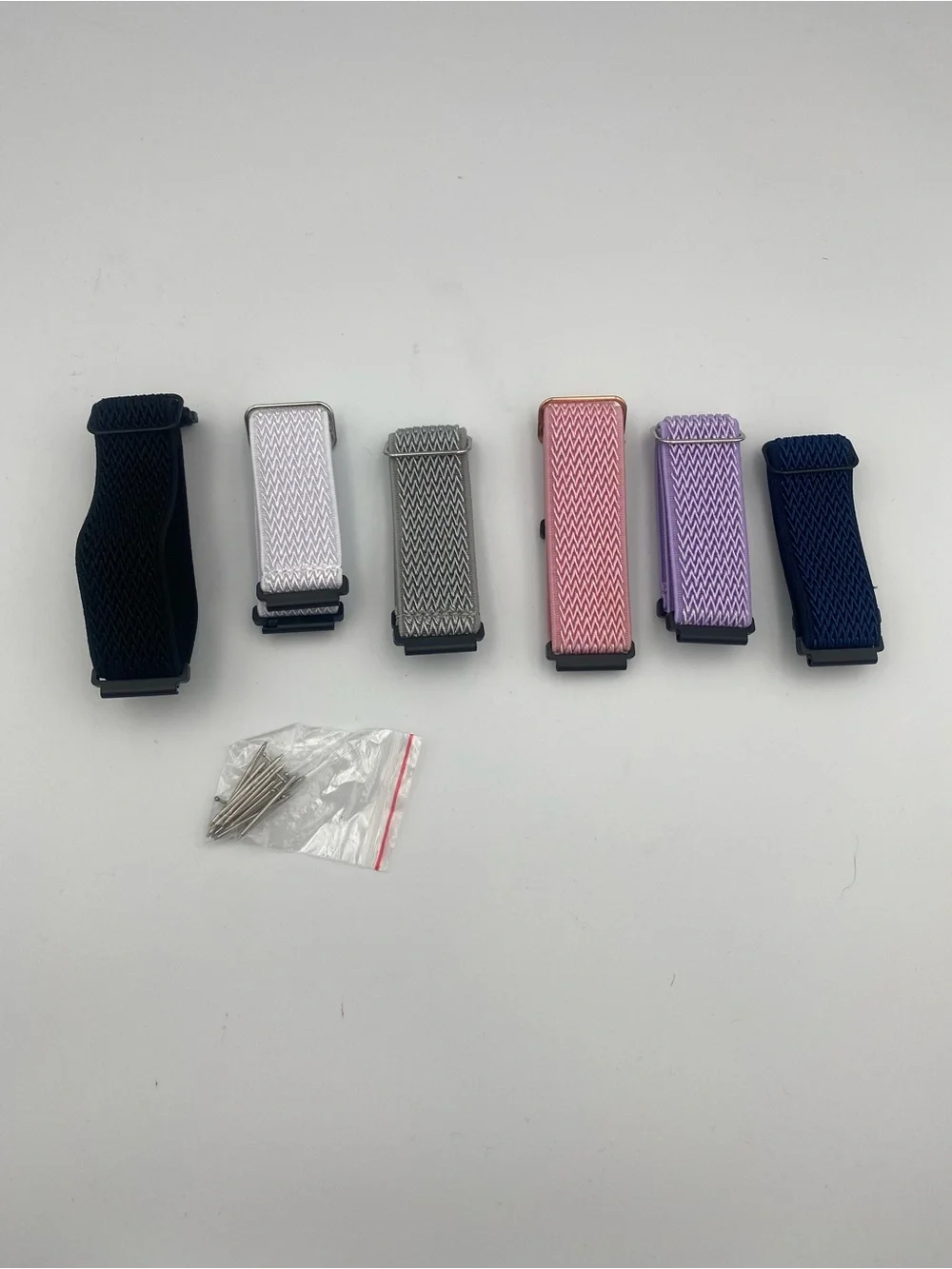 Interchangeable Woven Replacement Bands for Fitbit - Multi-Color Pack